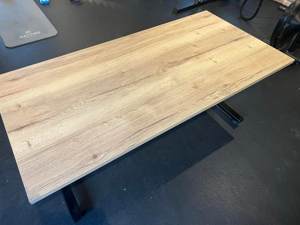 Klaptafel Verrijdbaar & Hoogte Instelbaar Eiken, Huis en Inrichting, Tafels | Salontafels, Zo goed als nieuw, 50 tot 75 cm, 150 tot 200 cm