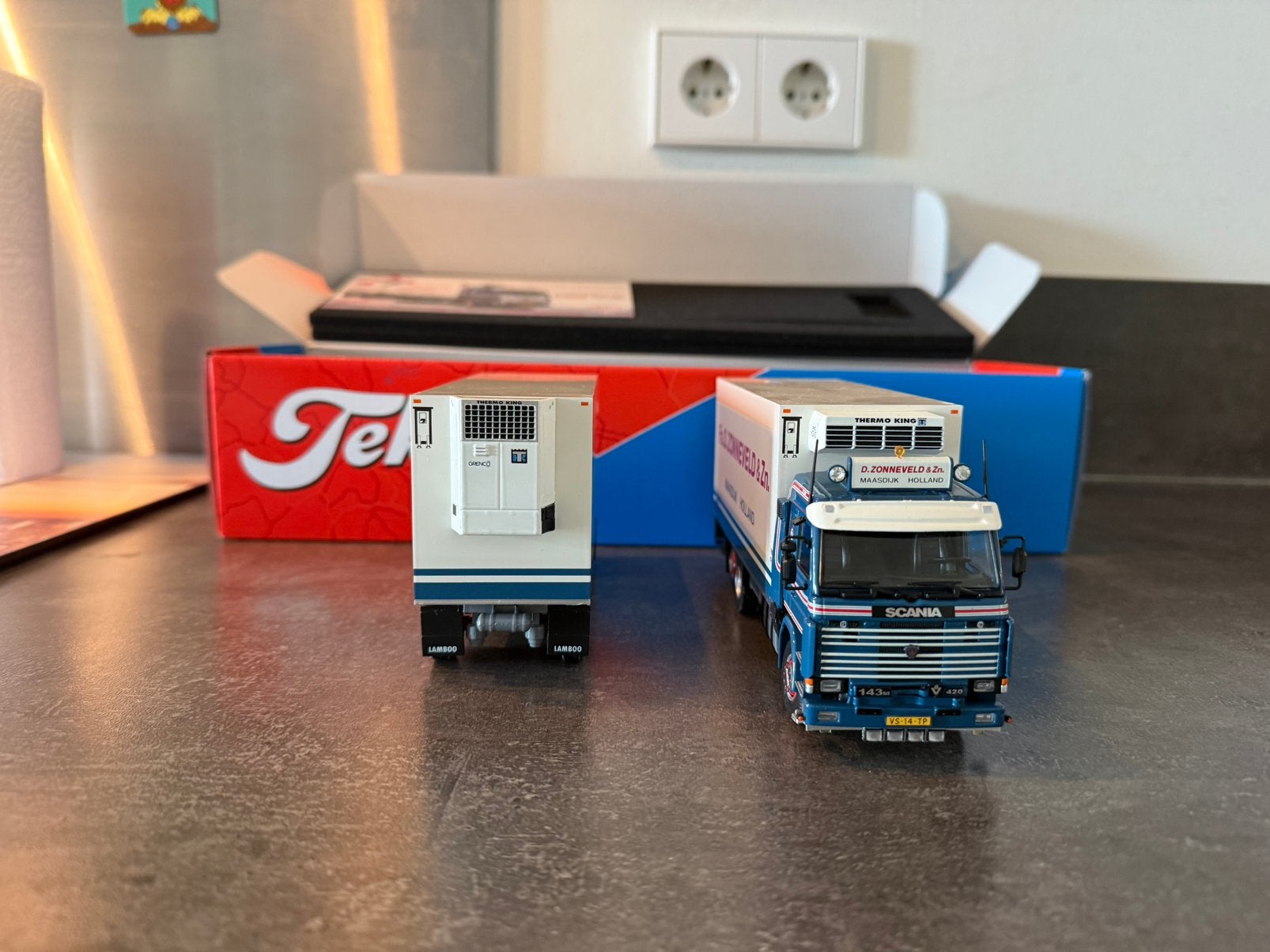 Tekno - Scania D. Zonneveld, Hobby en Vrije tijd, Ophalen of Verzenden, Nieuw, Bus of Vrachtwagen, Tekno