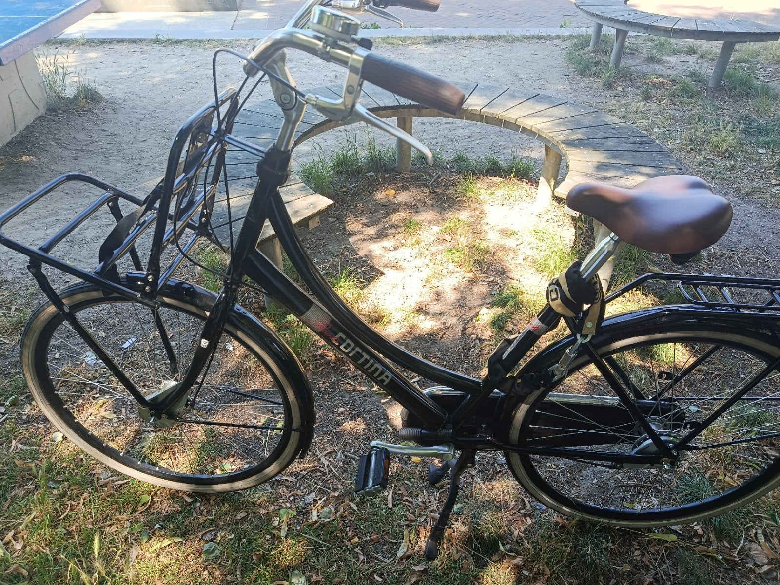 Cortina  Transportfiets Dames - Zwart - Zo goed als nieuw, Ophalen, Zo goed als nieuw, Overige merken, Versnellingen