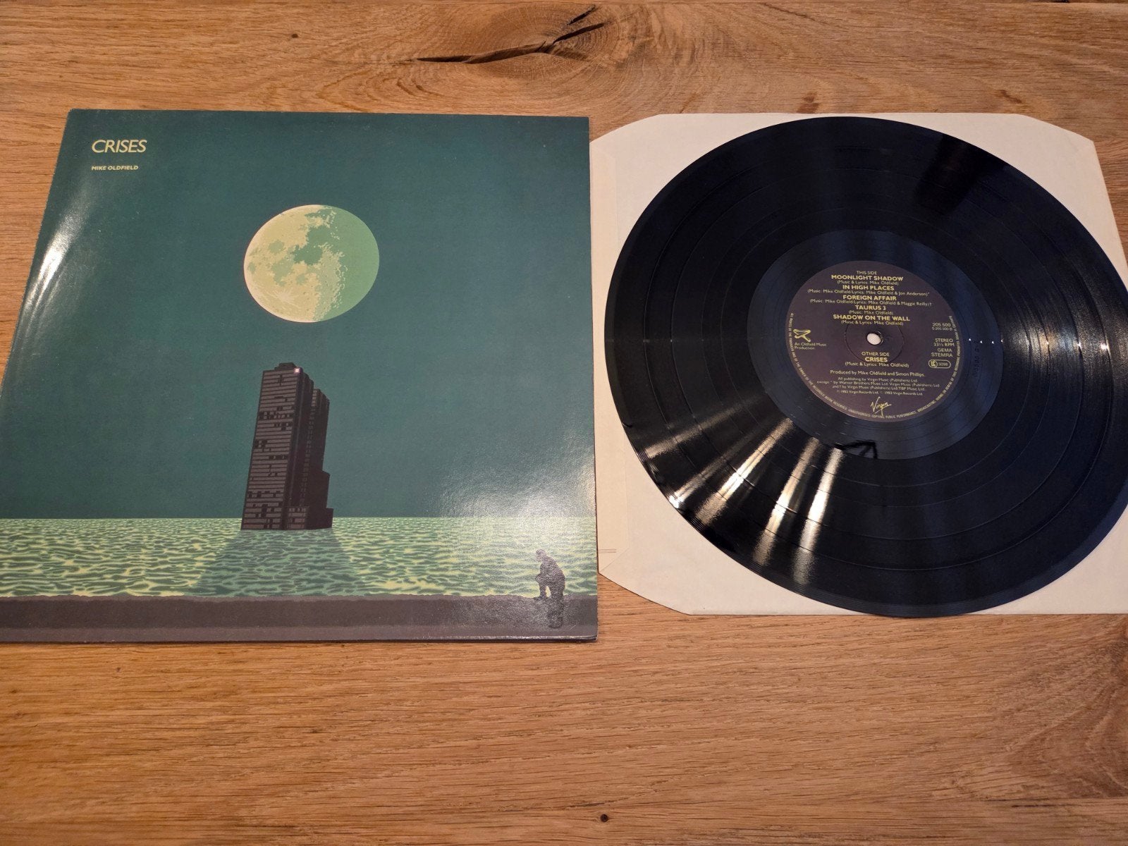 Mike oldfield crises LP, Ophalen of Verzenden