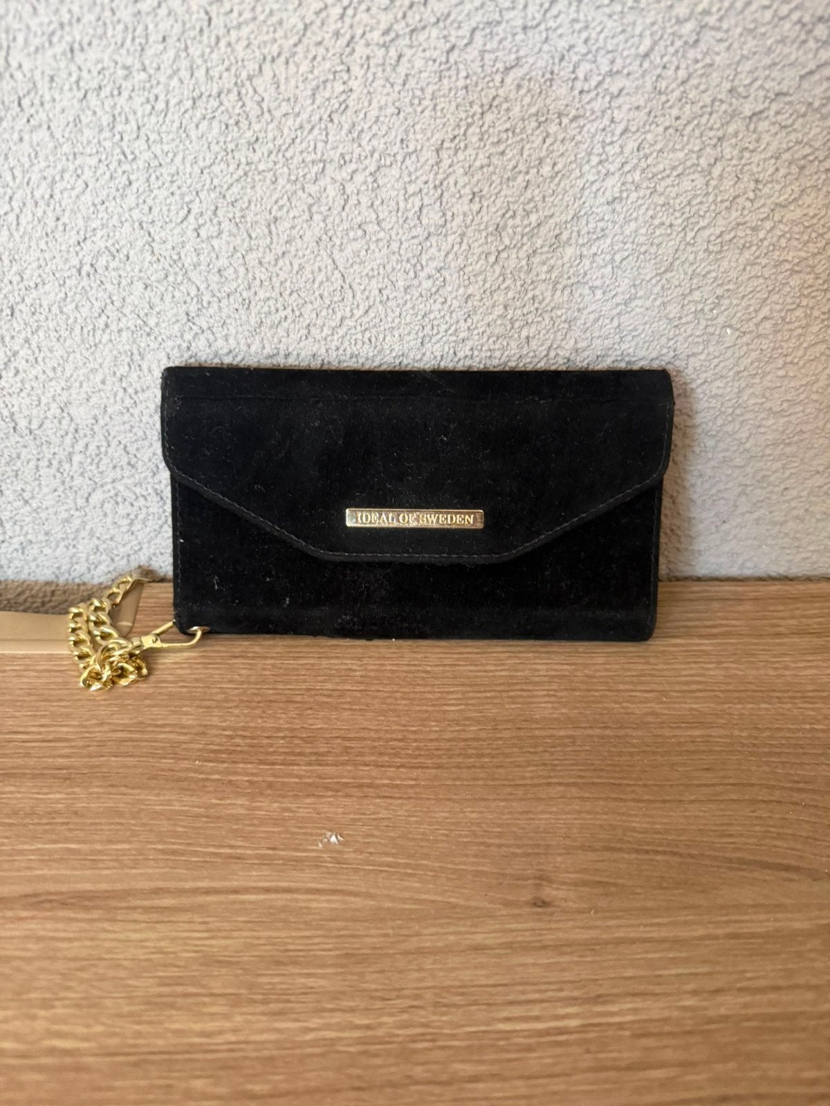 ideal of sweden portemonnee met gouden ketting, Ophalen of Verzenden, Gebruikt, Zwart, Overige merken