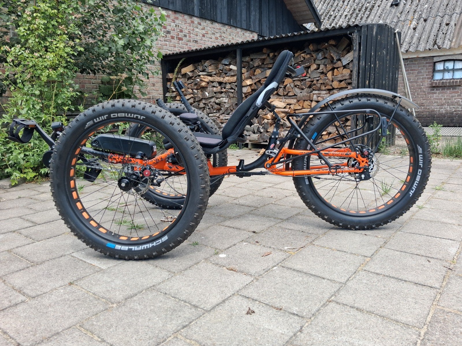 ICE FULL FAT TRIKE Electrisch driewieler ligfiets, Ophalen, Zo goed als nieuw