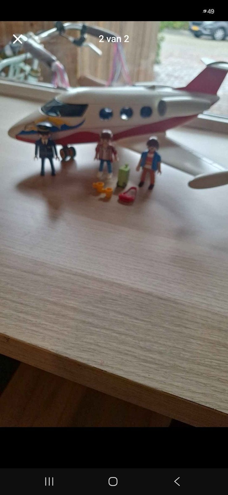 Playmobil Vliegtuig met Figuren en Accessoires, Ophalen, Gebruikt, Complete set, Voertuig