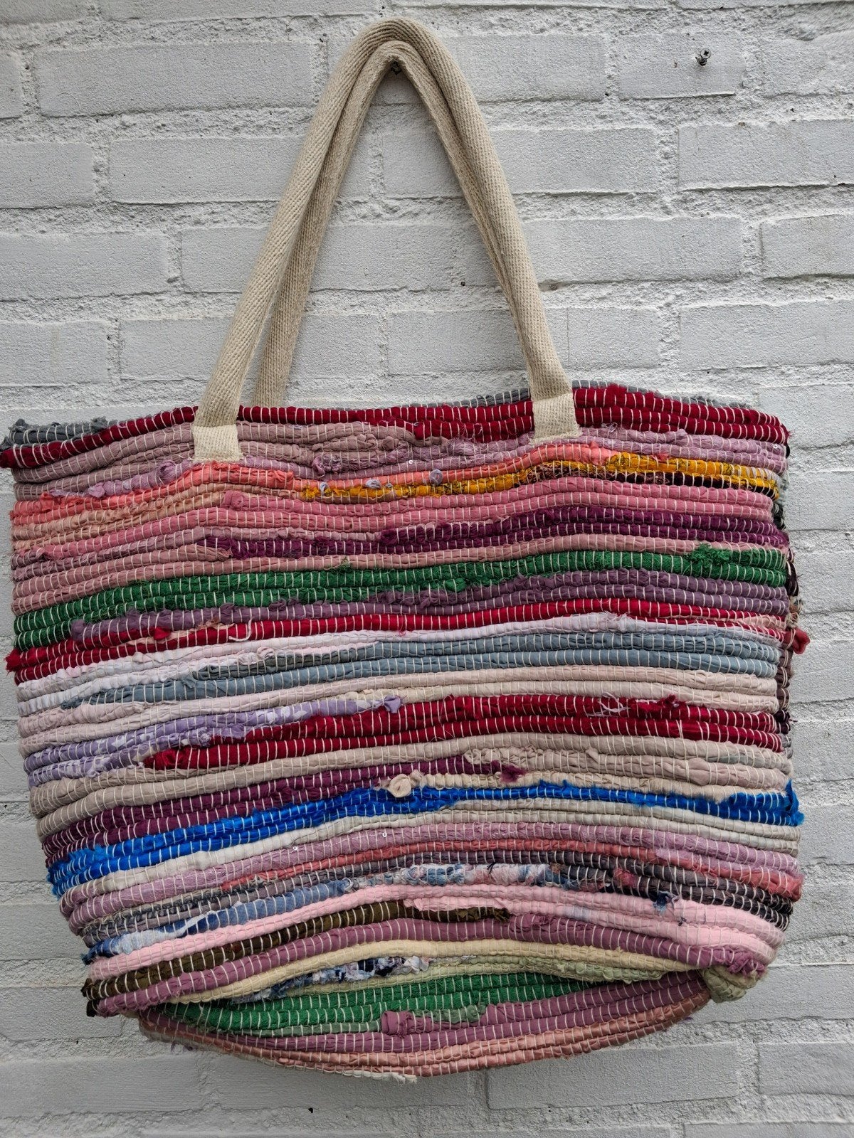Ibiza Beach style strandtas schoudertas, Home Deco, Verzenden, Nvt, Nvt