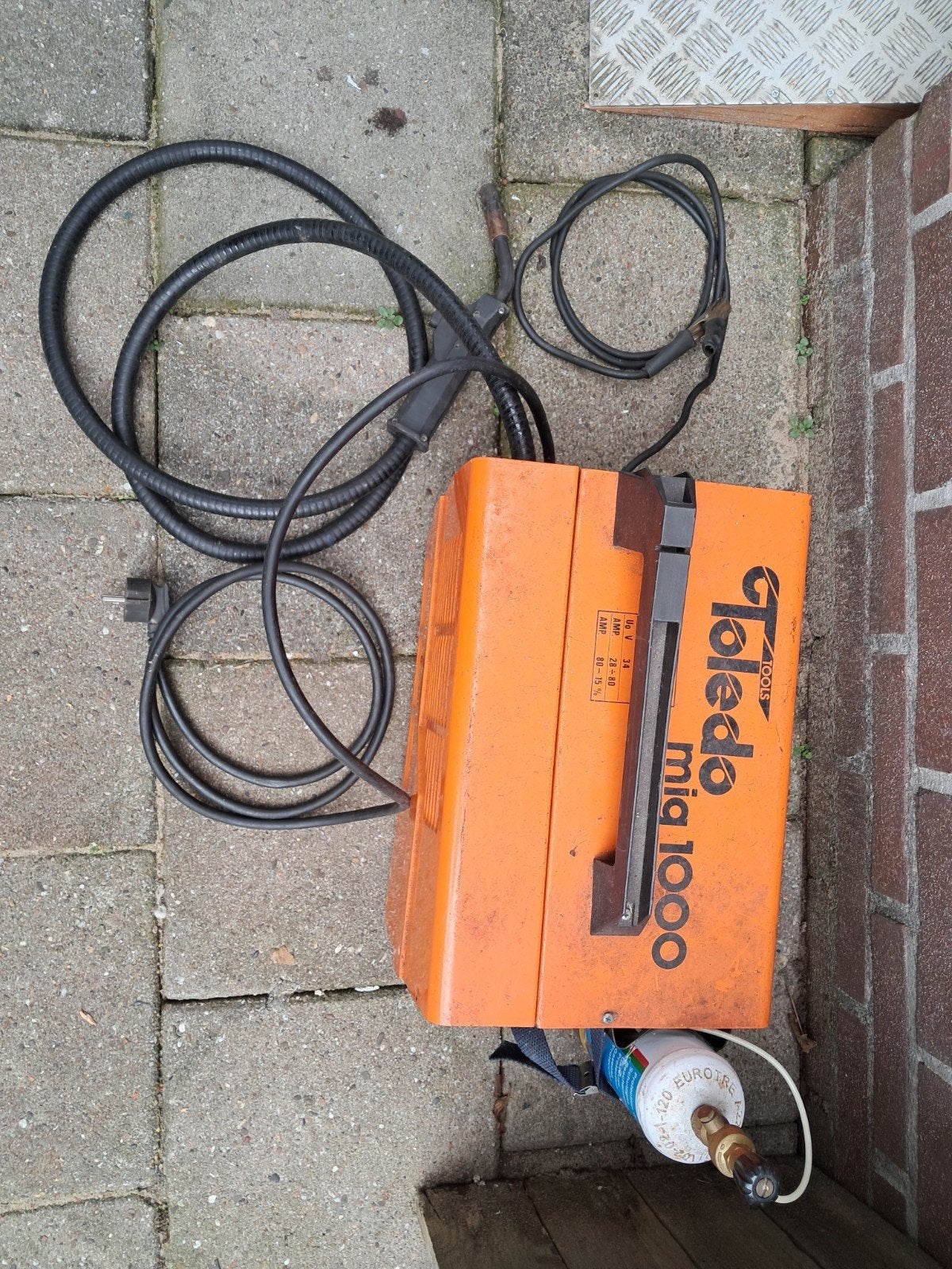 Toledo MIG 1000 Lasapparaat met CO2-fles, Ophalen, Gebruikt, Minder dan 150 ampère, Co2