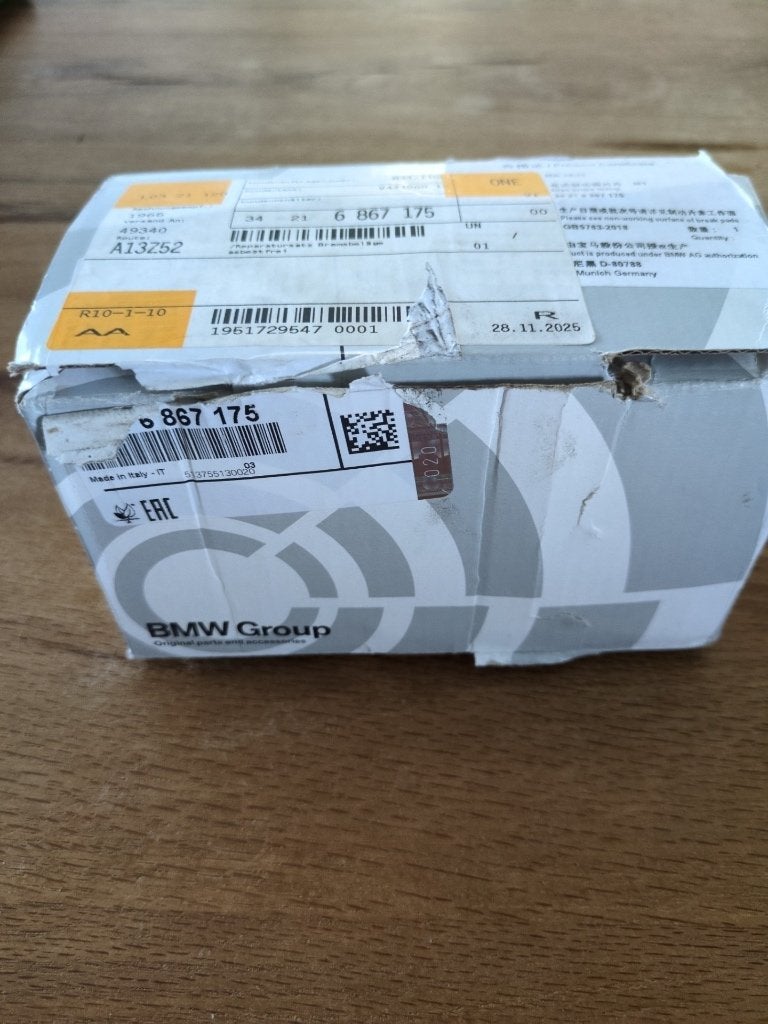 Remblokken BMW 6867175, Ophalen of Verzenden, Nieuw, BMW
