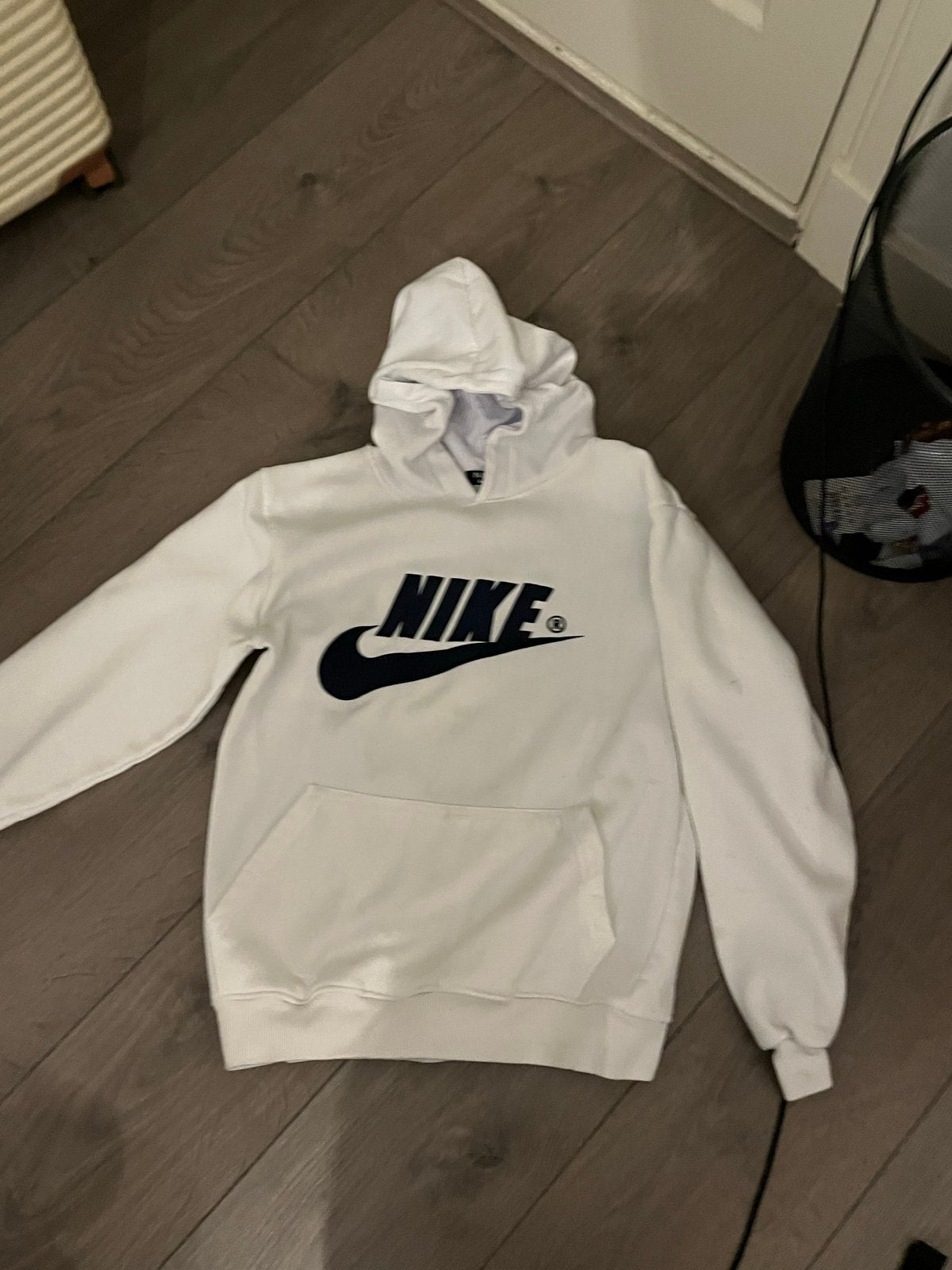 Witte Nike Hoodie met Groot Logo - Maat M, Ophalen of Verzenden, Zo goed als nieuw