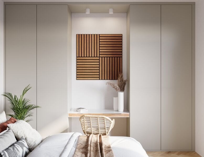 CanDo Acoustic Tegels – Brons Eiken 50x50, Nieuw, Products@deli-home.com, Stadhuisplein 70, 4203 NS Gorinchem, Nederland, Deli Home Netherlands B.V.