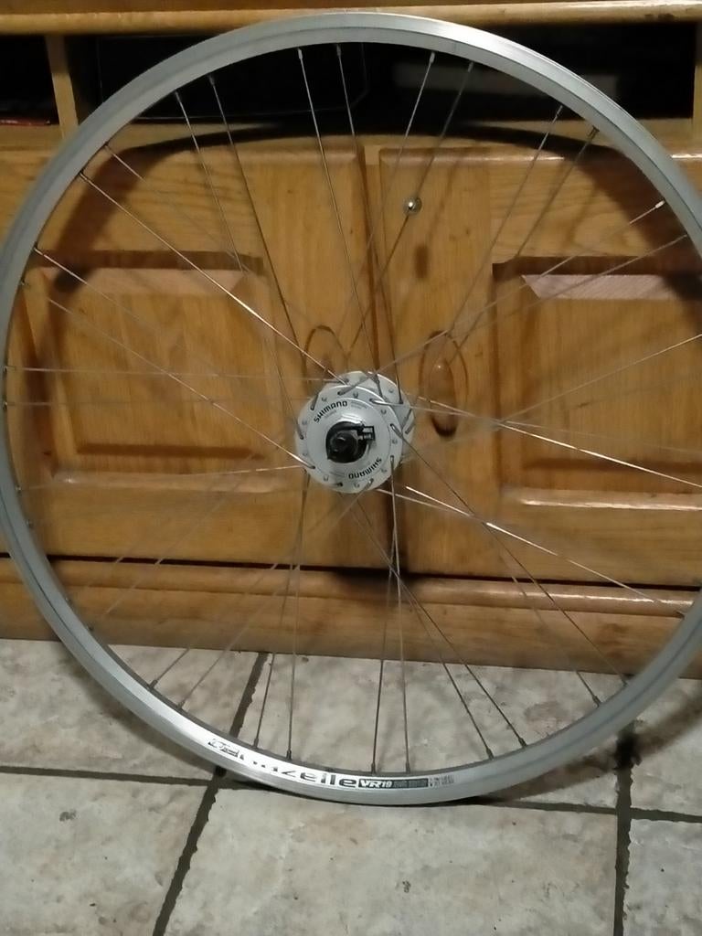 fietsonderdelen wielen verlichtin spatborden, Wiel, Gebruikt, Ophalen of Verzenden, Aluminium