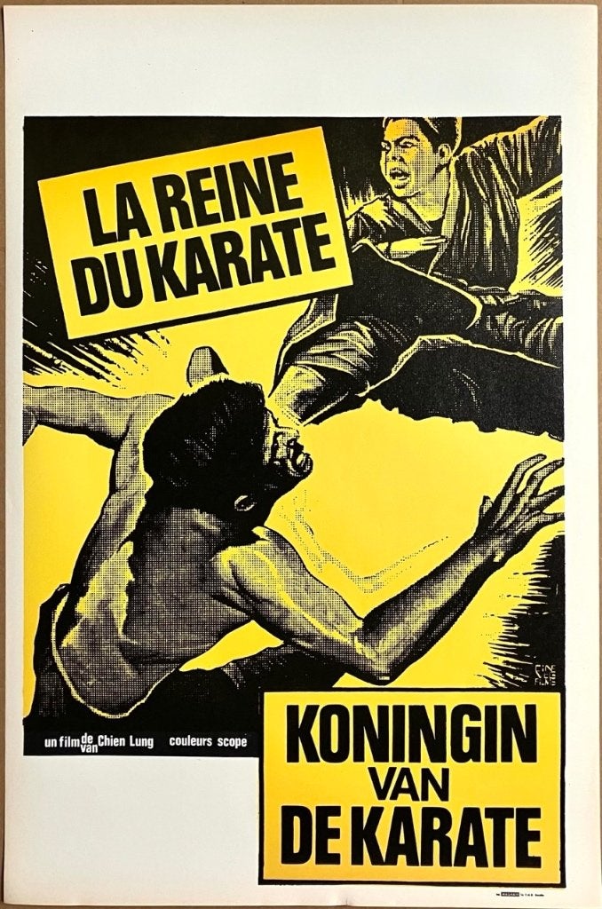 Kung Fu Mama (1973) - Originele filmposter, Ophalen of Verzenden, Zo goed als nieuw, A1 t/m A3, Film en Tv