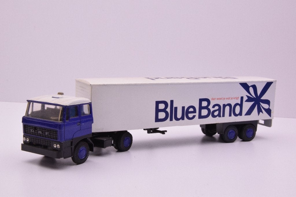 DAF 2800 '' Blue band ''  Lion car, Ophalen of Verzenden, Zo goed als nieuw, Bus of Vrachtwagen, Lion Toys
