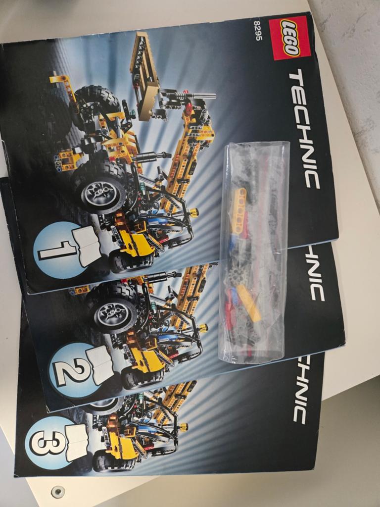 LEGO Technic 8295 Telescooplader met handleidingen, Ophalen of Verzenden, Gebruikt, Overige merken