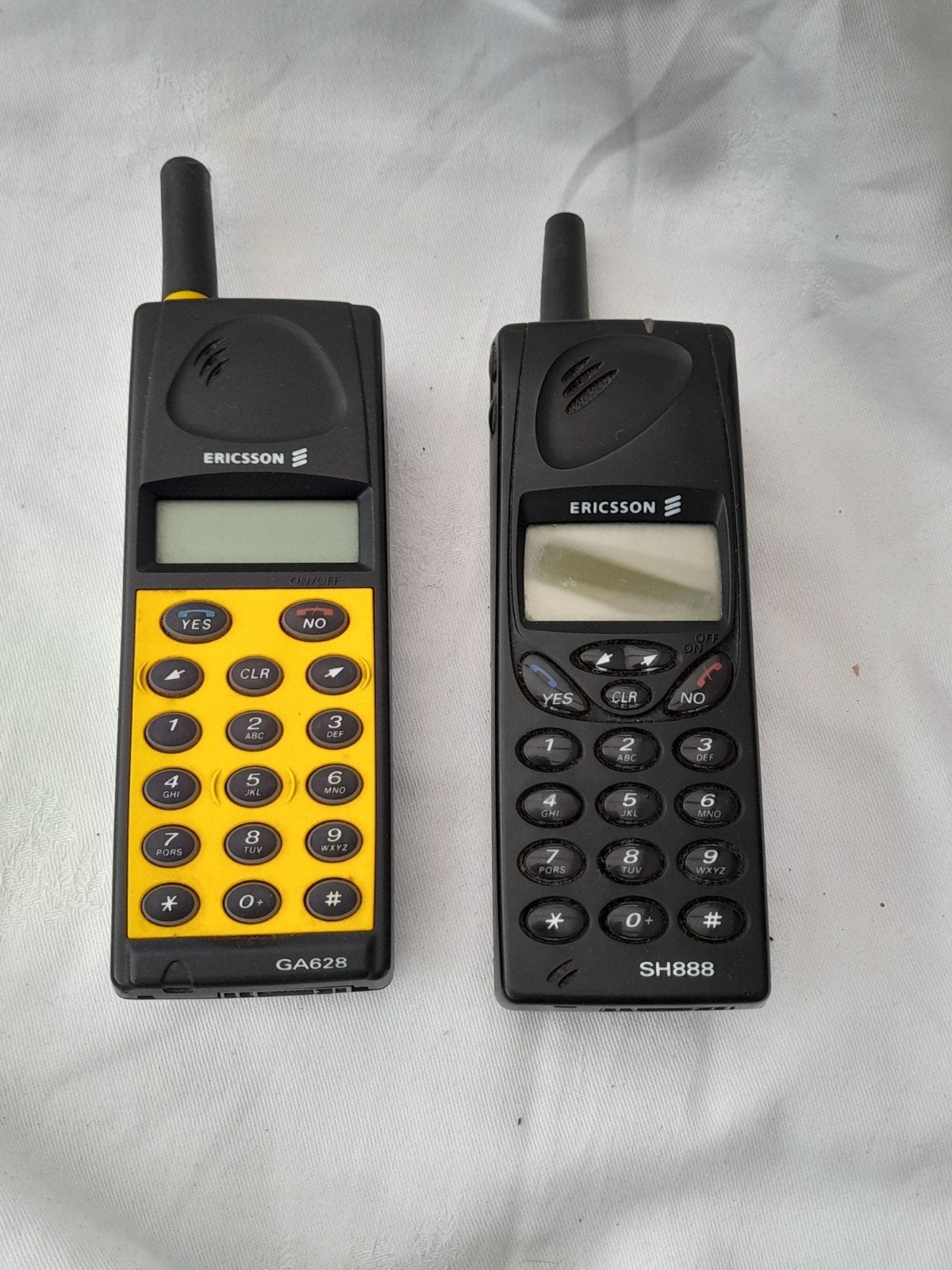 Vintage Ericsson telefoons: SH888 en GA628, Ophalen of Verzenden, Gebruikt, Geen camera