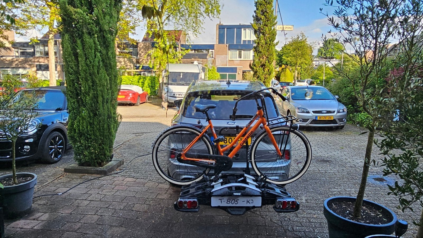 Thule VeloCompact 926 fietsendrager voor 3 fietsen, Ophalen, 3 fietsen of meer, Elektrische fiets, Zo goed als nieuw