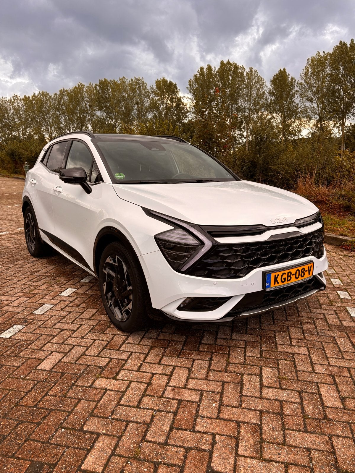 Kia Sportage 1.6 T-GDi Plug-in Hybrid AWD GT-PlusLine, Auto's, Automaat, 1350 kg, 179 pk, Wit