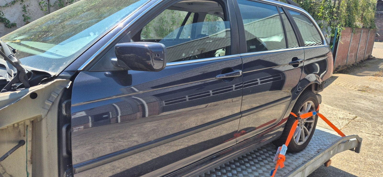 BMW E46 Touring Deuren met raam en airbag (2002), Auto-onderdelen, Ophalen, Gebruikt, Deur, BMW