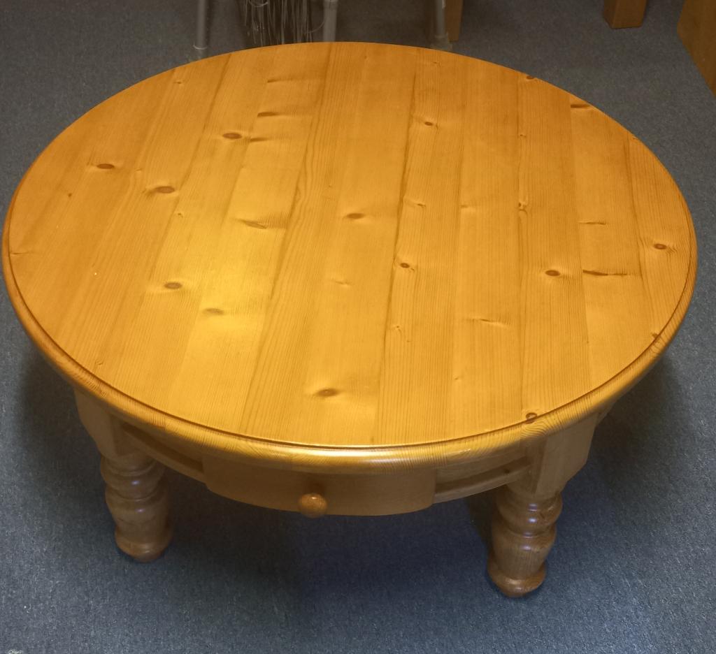 Tafel Retro jaren 80, Huis en Inrichting, Ophalen, Minder dan 45 cm, Gebruikt, Rond