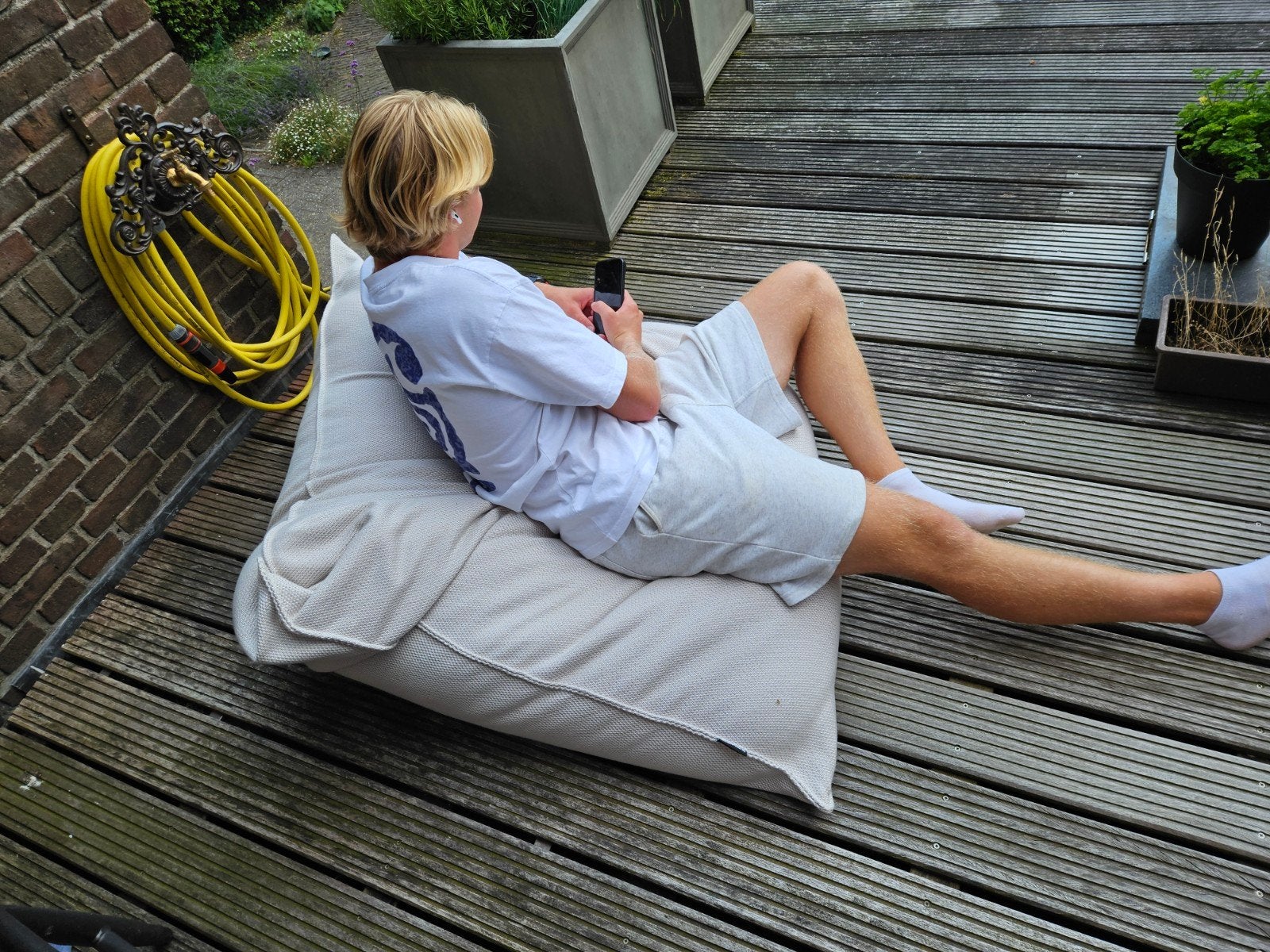 Comfortabele Bryck zitzakken - Zo goed als nieuw, Tuin en Terras, Tuinsets en Loungesets, Ophalen, Zo goed als nieuw, 2 zitplaatsen