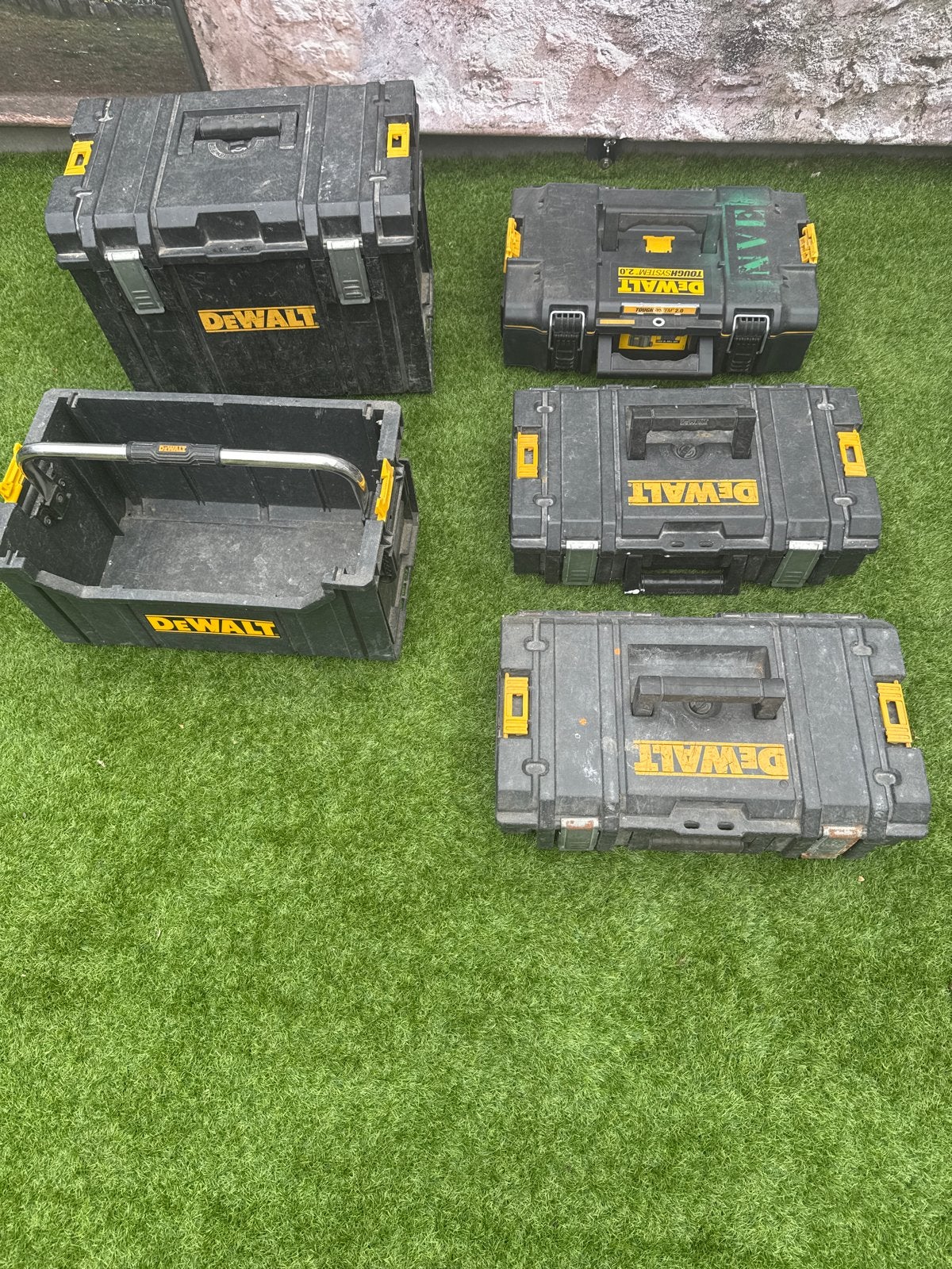 DeWalt TSTAK gereedschapskisten set - 5 stuks