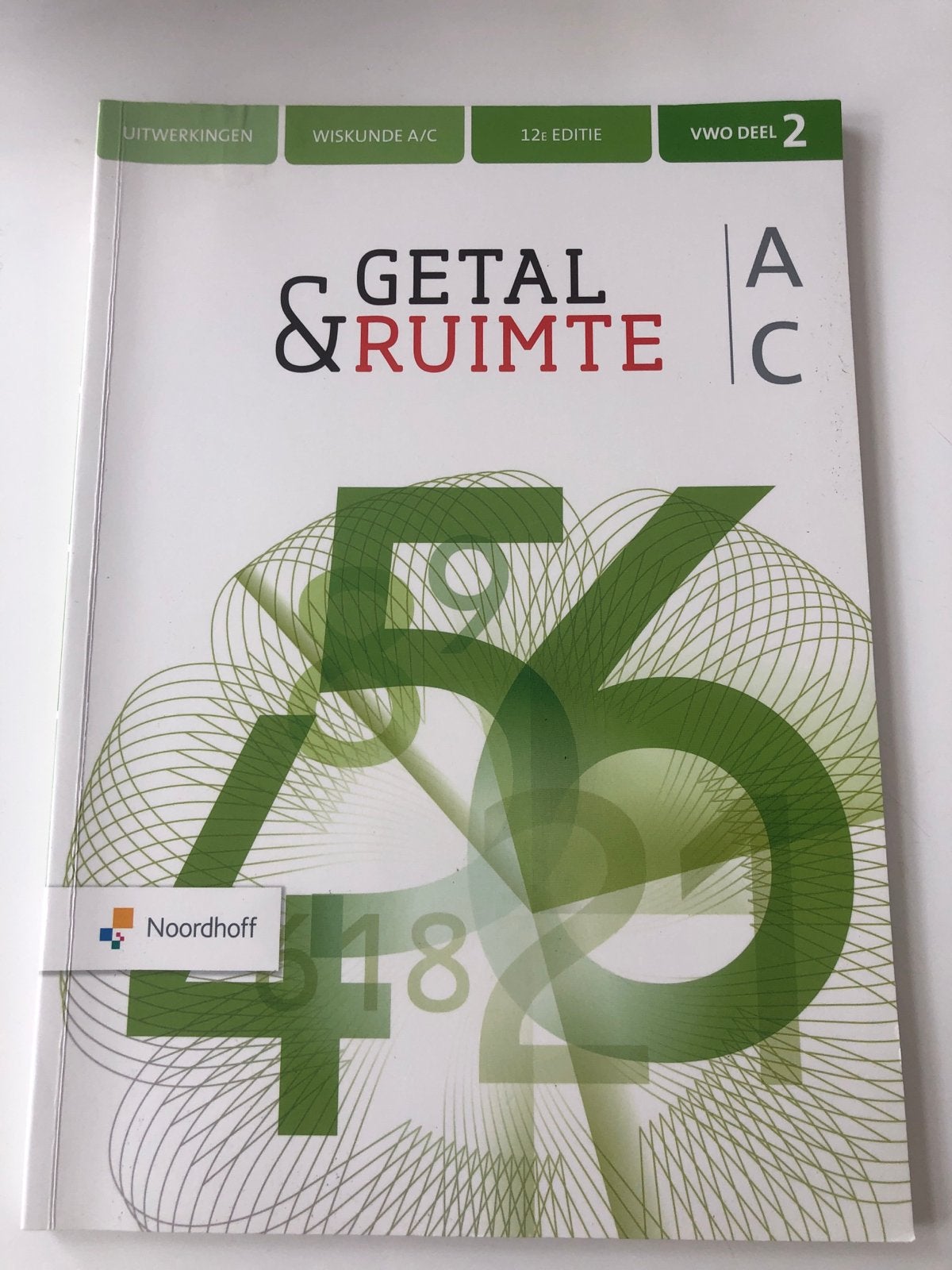 Getal & Ruimte VWO deel 2 Uitwerkingen Wiskunde A/C 12e edit, Boeken, Ophalen of Verzenden, Zo goed als nieuw, VWO, Wiskunde A