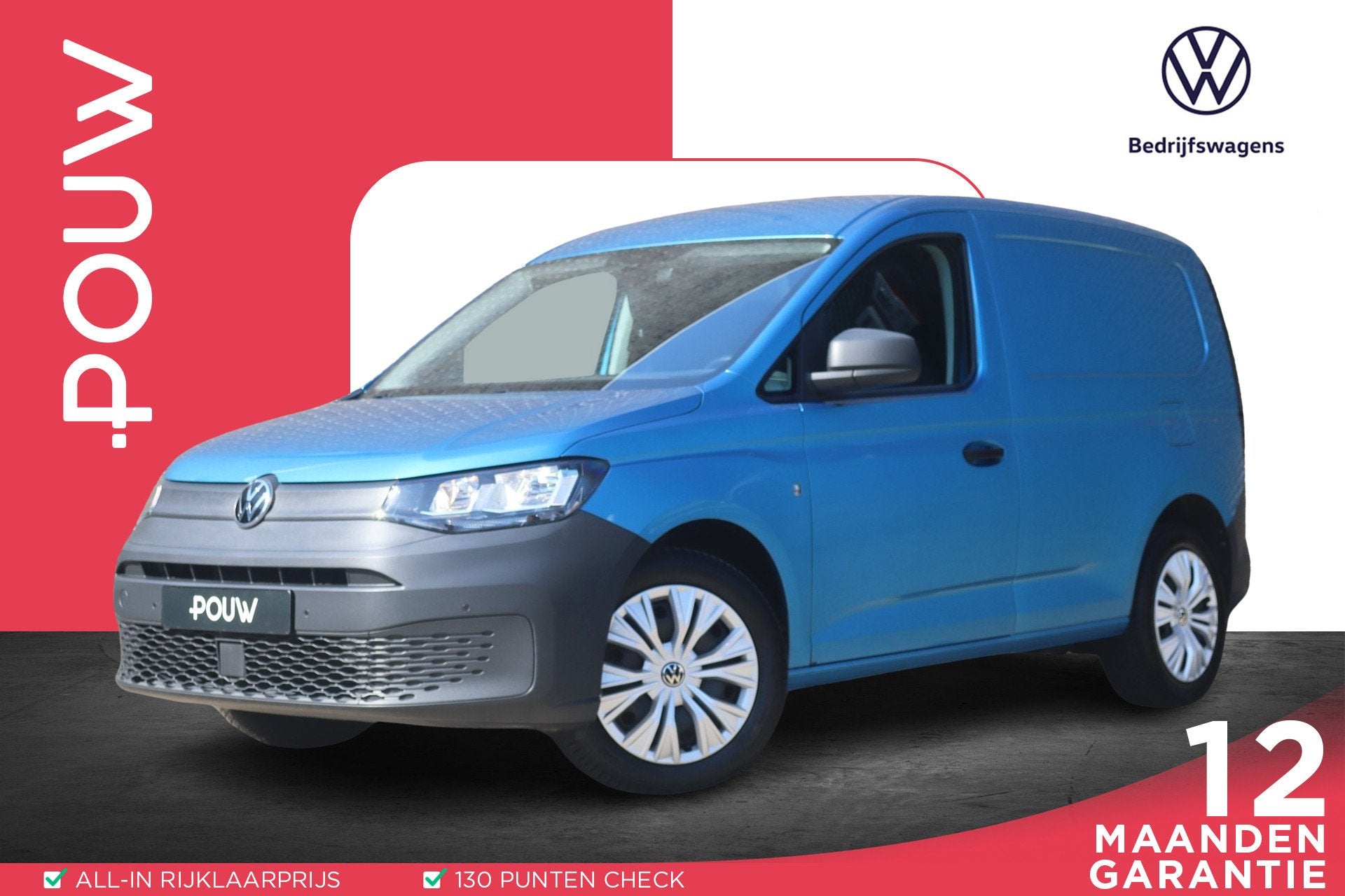 Volkswagen Caddy Cargo 2.0 TDI 122pk DSG | Trekhaak | Naviga, Auto's, 12 maanden, Stof, Gebruikt, 4 cilinders