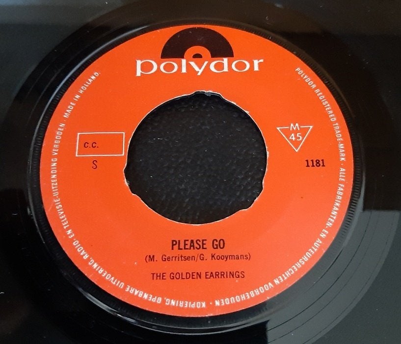 The Golden Earrings – Please Go, Gebruikt, Verzenden, 7 inch, Beschermende buitenhoes