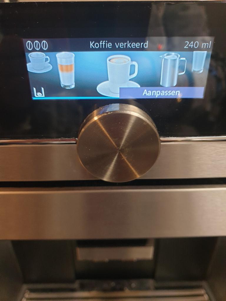 inbouw koffiemachine siemens ✅INC GARANTIE, Witgoed en Apparatuur, Koffiezetapparaten, Ophalen, Afneembaar waterreservoir, 10 kopjes of meer