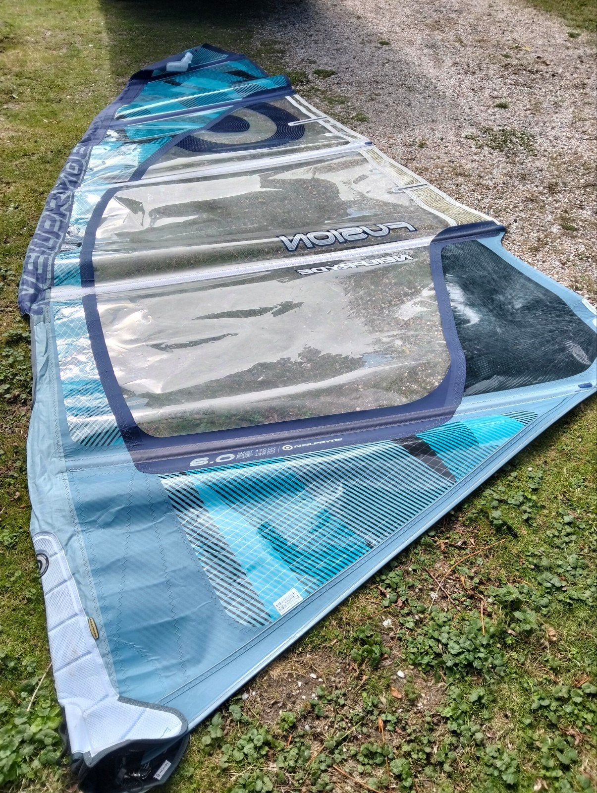 Neil pryde Fusion 6.0 m2 en 6.5 m2 zgan  €225,-- per stuk, Ophalen, 5 tot 6.5 m², Zo goed als nieuw, Neil pryde