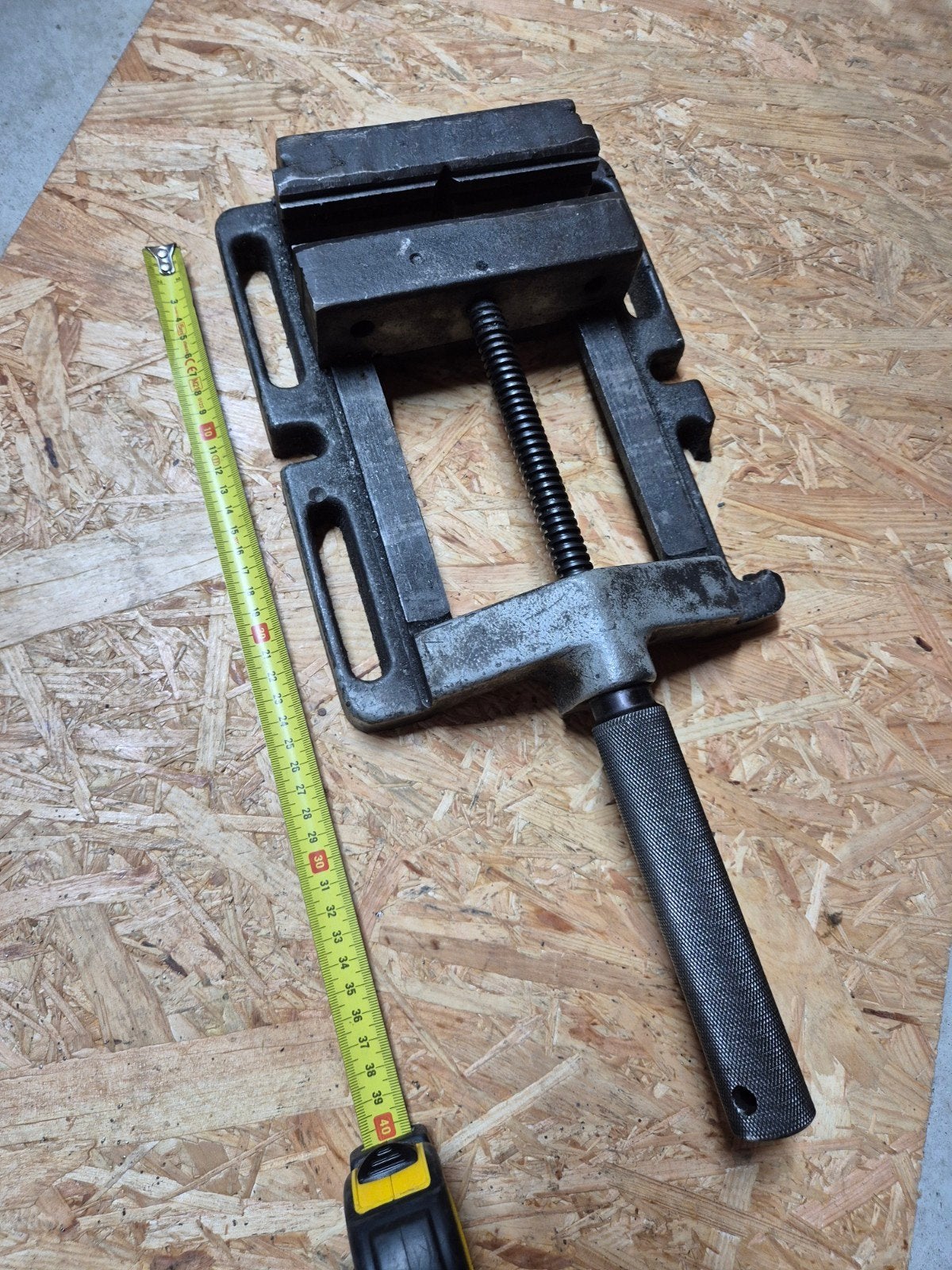 stevige machineklem / boorklem, Doe-het-zelf en Verbouw, Ophalen of Verzenden, Gebruikt