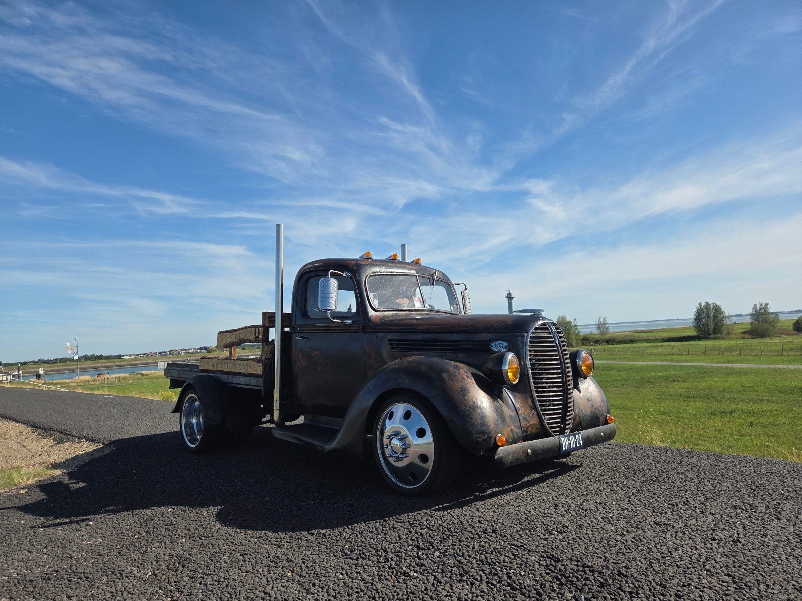 1938 Ford Flatbed Pick-up Hotrod, Overige carrosserieën, Zwart, 5800 cc, 175 pk