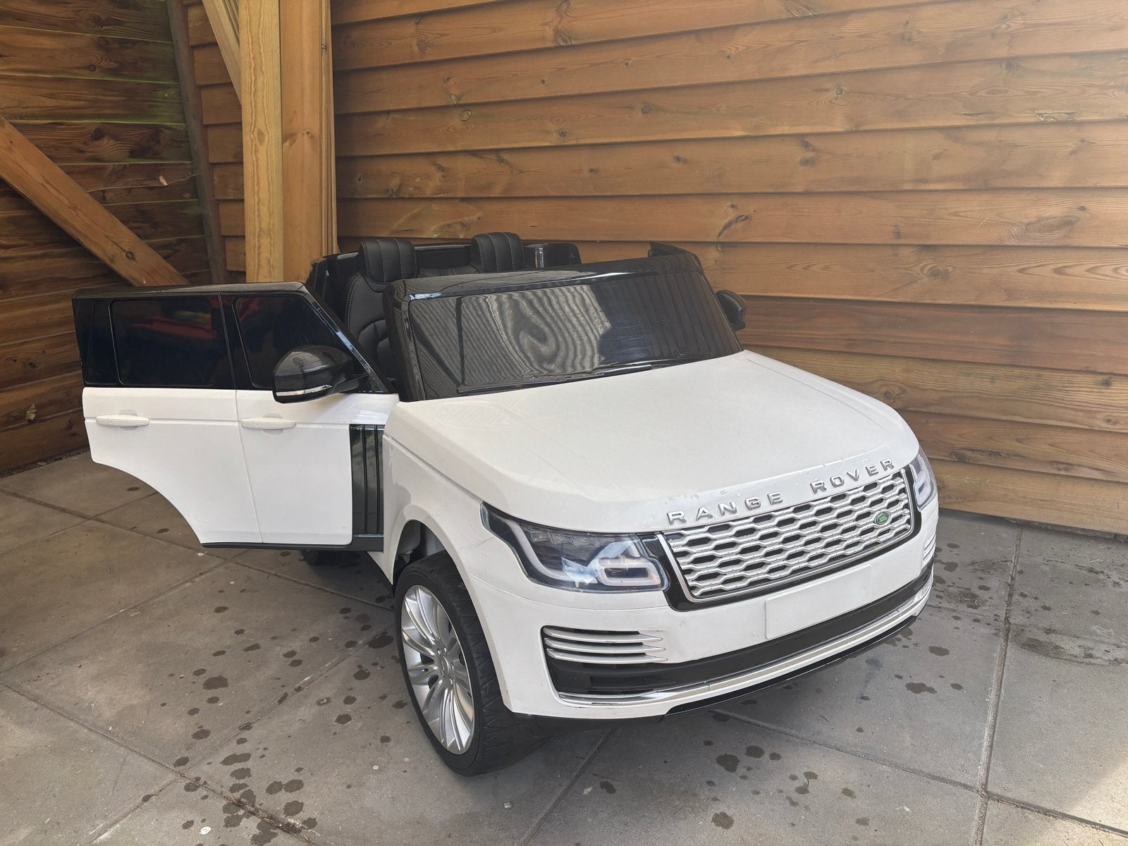 Range Rover elektrische kinderauto met muziek en sleutels, Ophalen, Gebruikt, Overige typen
