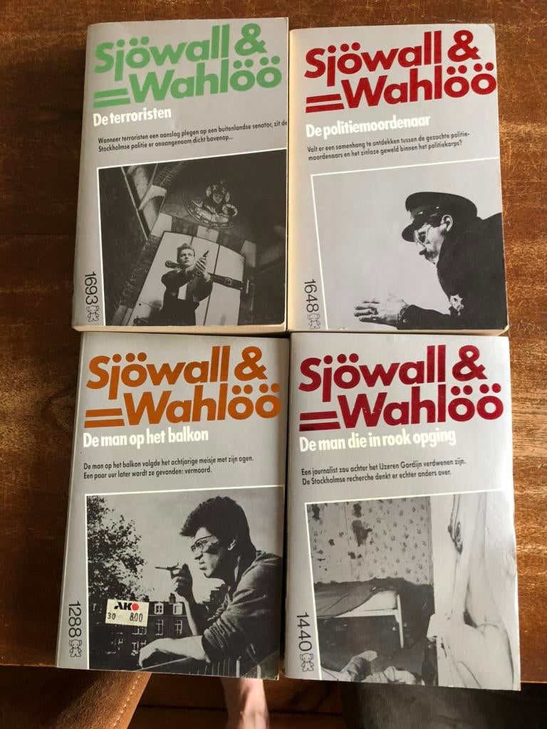 Sjöwall & Wahlöö 4 boeken, Ophalen of Verzenden, Zo goed als nieuw