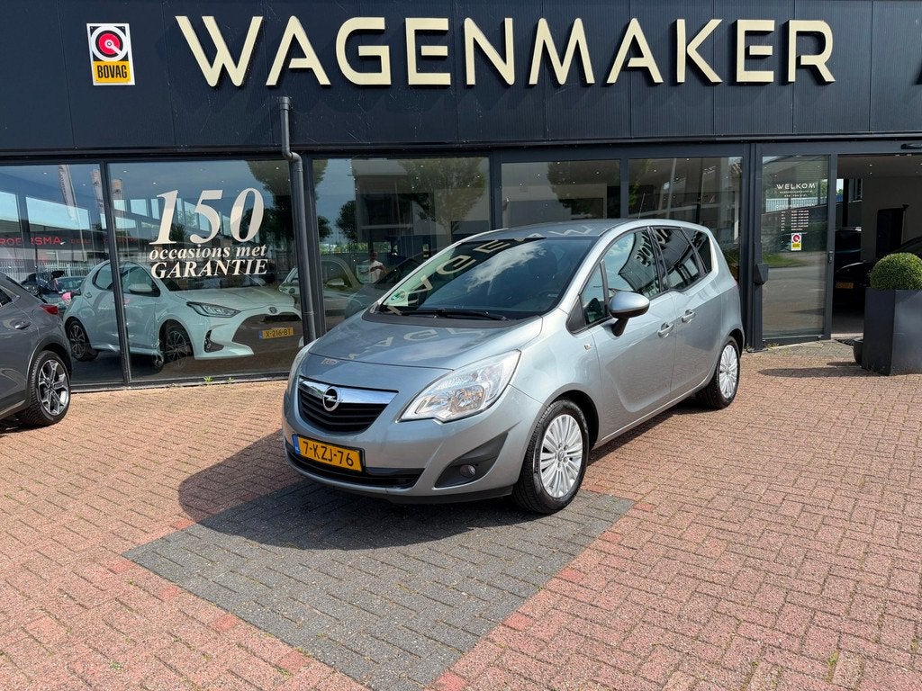 Opel Meriva 1.4 Turbo Cosmo Clima|Cruise|Trekhaak, Auto's, Opel, Voorwielaandrijving, Euro 5, Stof, Gebruikt