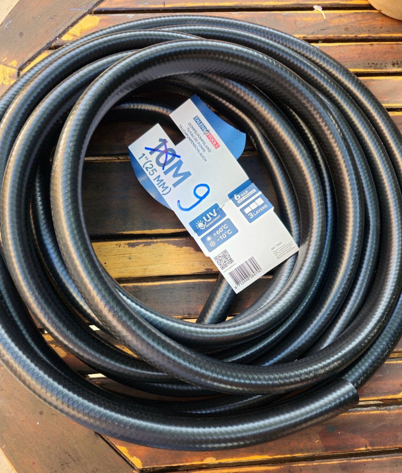 8 meter 3-laags slang voor dompel (onderwater) pomp NIEUW!, Ophalen of Verzenden, Nieuw
