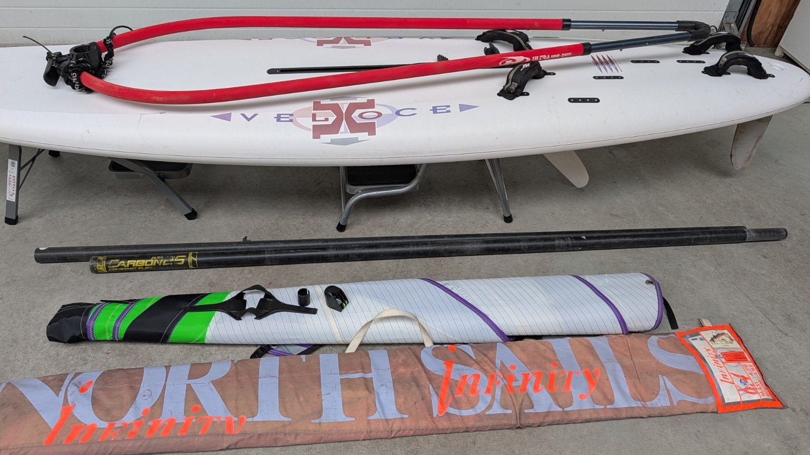 Complete surf uitrusting, Ophalen, 250 tot 300 cm, Complete set