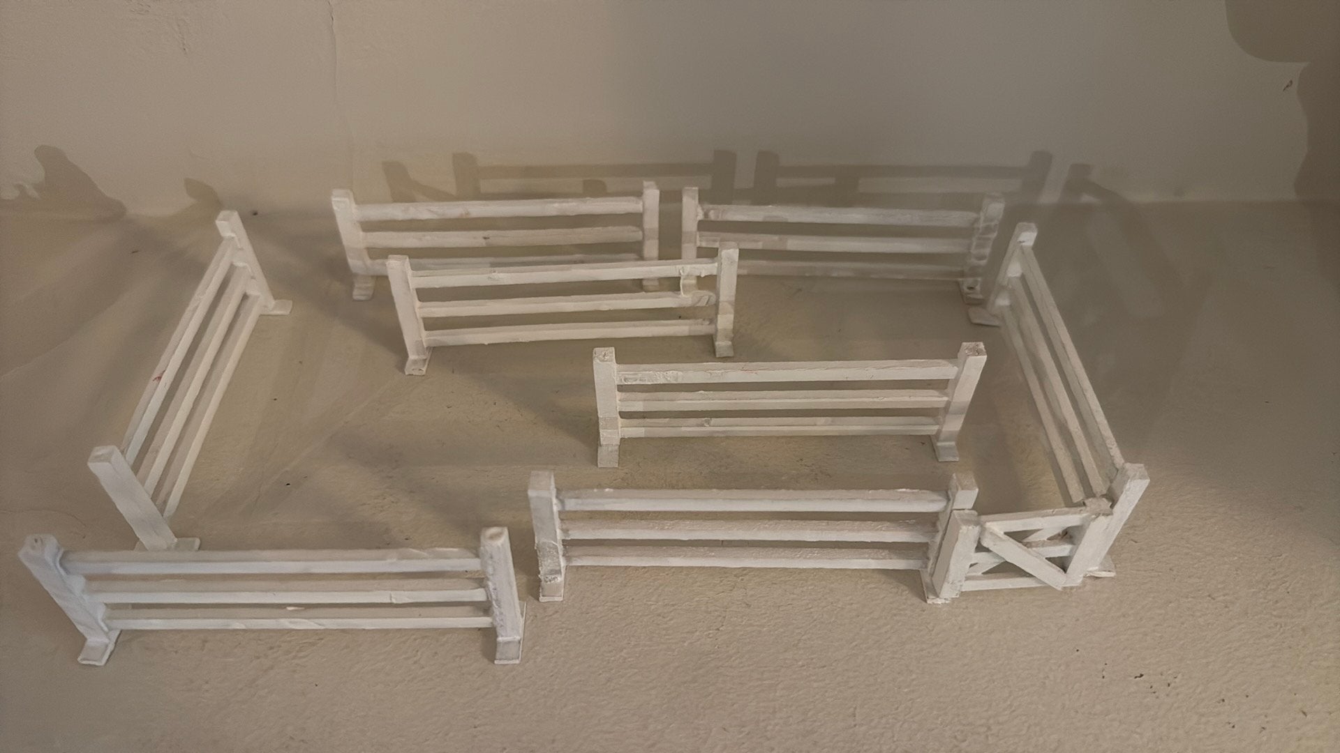 Houten hekwerken voor kerstdorp, Diversen, Ophalen of Verzenden, Zo goed als nieuw