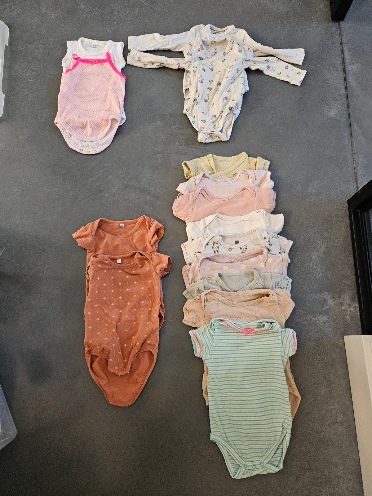 rompers en kleding maat 62, Kinderen en Baby's, Babykleding | Maat 50, Ophalen, Meisje, Shirtje of Longsleeve
