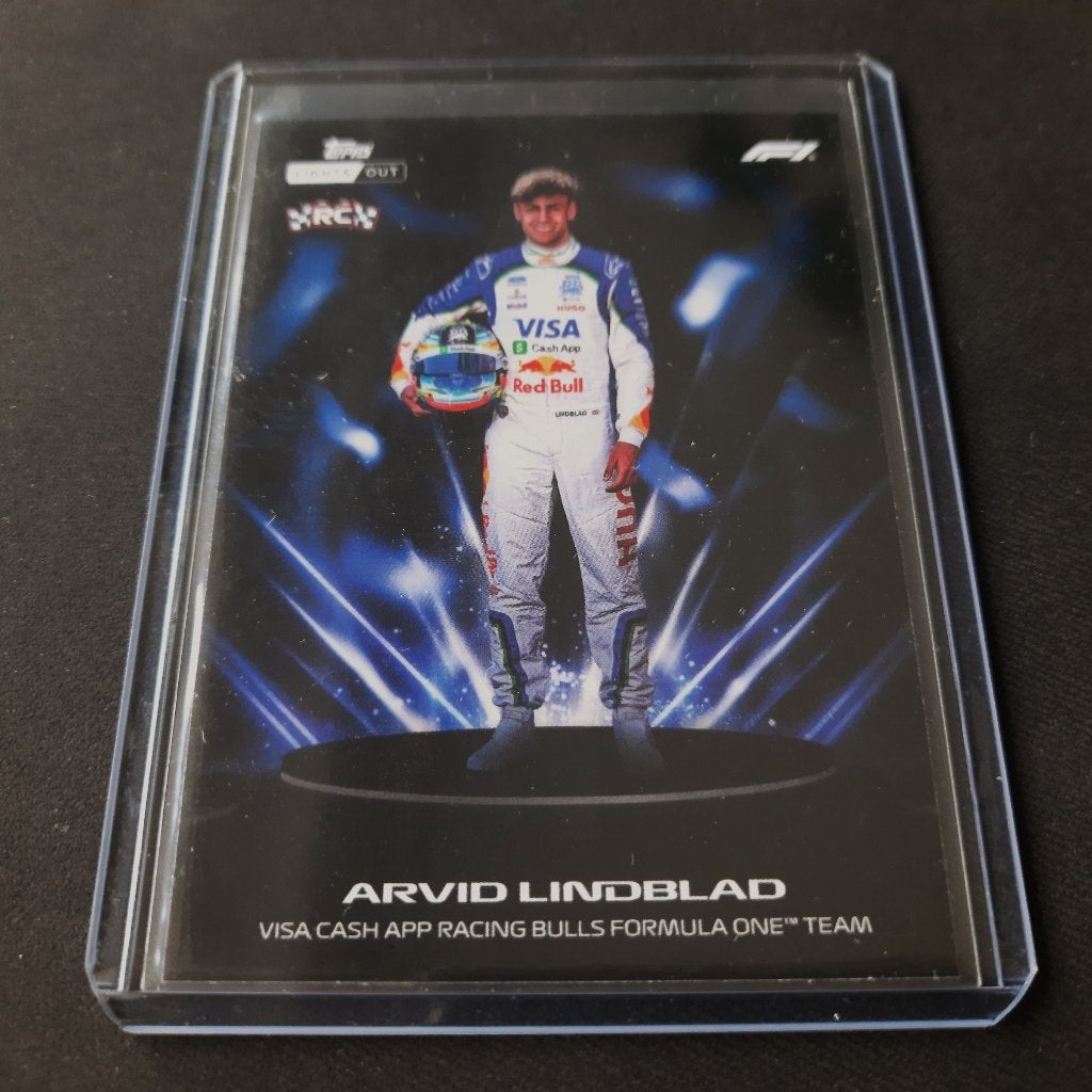 Topps Lights Out F1 2026 - Arvid Lindblad Rookie RC Kaarten, Ophalen of Verzenden, Nieuw, Plaatje