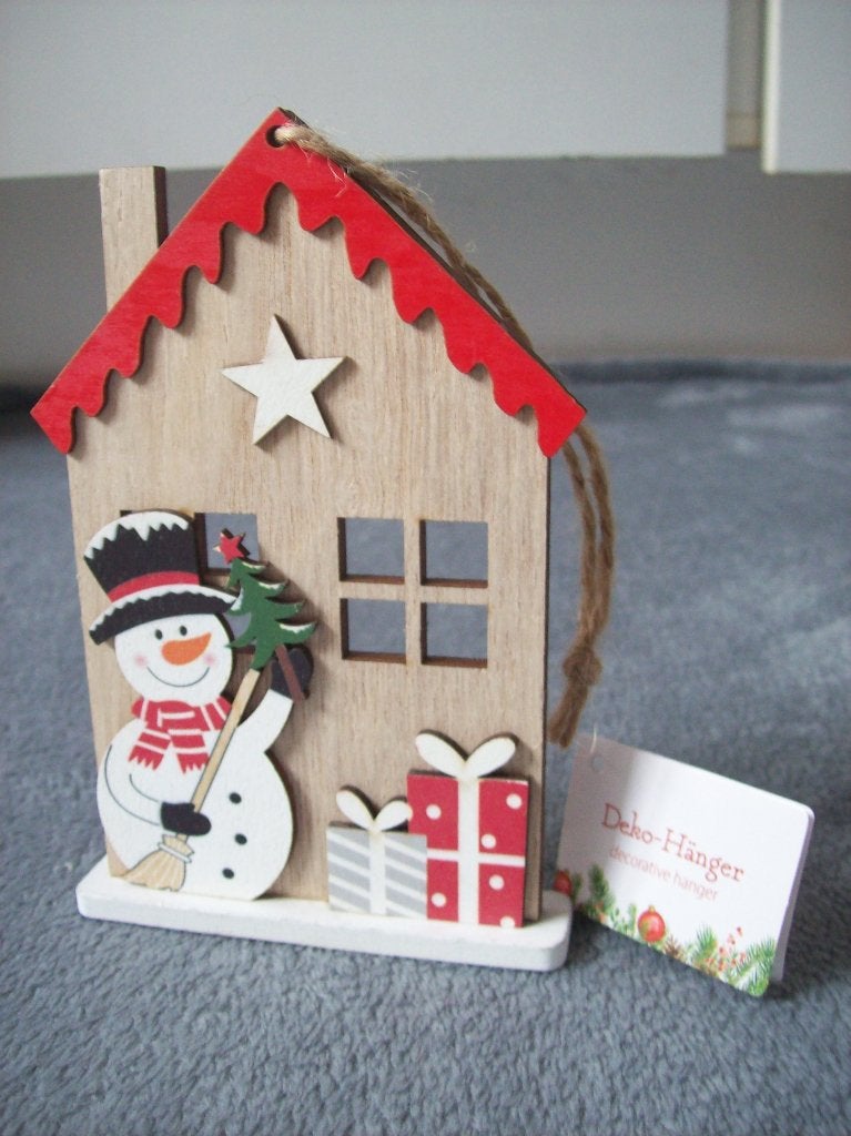 Kerst decoratie sneeuwman cadeaus decoratieve hanger NIEUW, Diversen, Ophalen of Verzenden, Nieuw