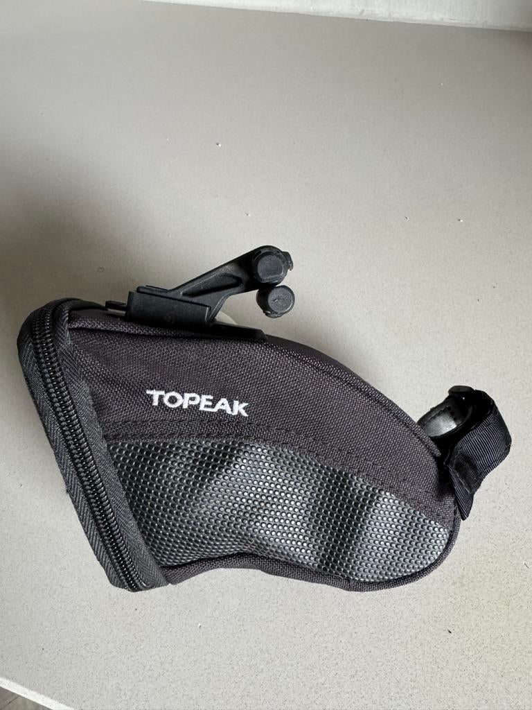 Topeak Aero WP M Clip Zadeltas Zwart - Waterdicht, Ophalen of Verzenden, Zo goed als nieuw
