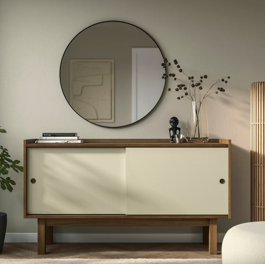 FÖRSÄLJARE buffetkast, IKEA VANDAAG GRATIS OPHALEN, ZGAN, Huis en Inrichting, Ophalen, 100 tot 150 cm, Zo goed als nieuw, 25 tot 50 cm