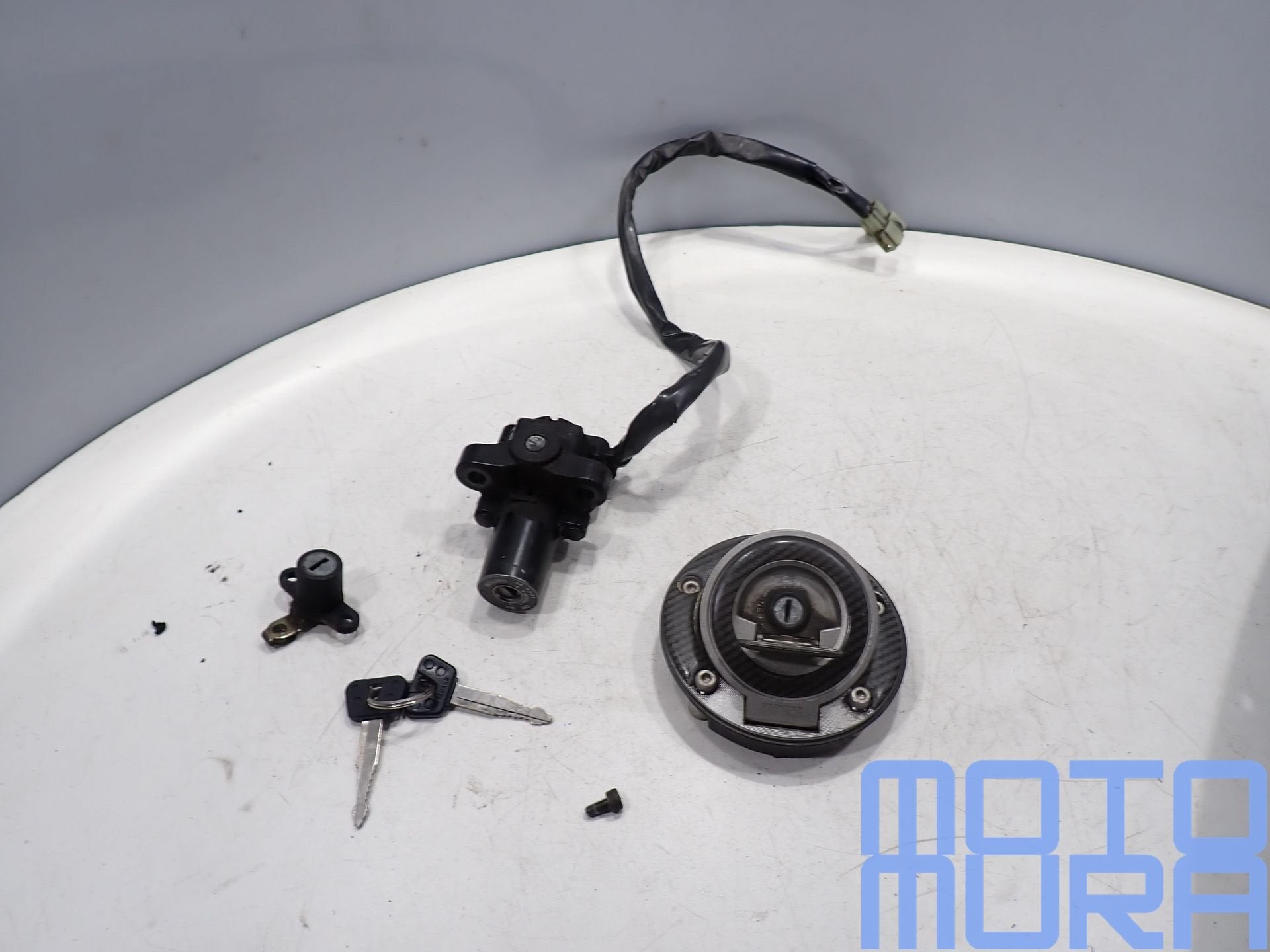Slotset voor Yamaha YZF R1 2000 - 2001 RN04 slotenset sleute, Ophalen of Verzenden, -, -, -