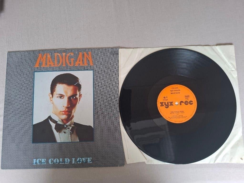 Madigan/ Ice gold love 1986 italo disco 12 inch, Zo goed als nieuw, 12 inch, R&B en Soul, Inclusief binnenhoes