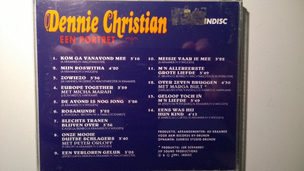 Dennie Christian - Een Portret, Ophalen of Verzenden, Zo goed als nieuw, Pop