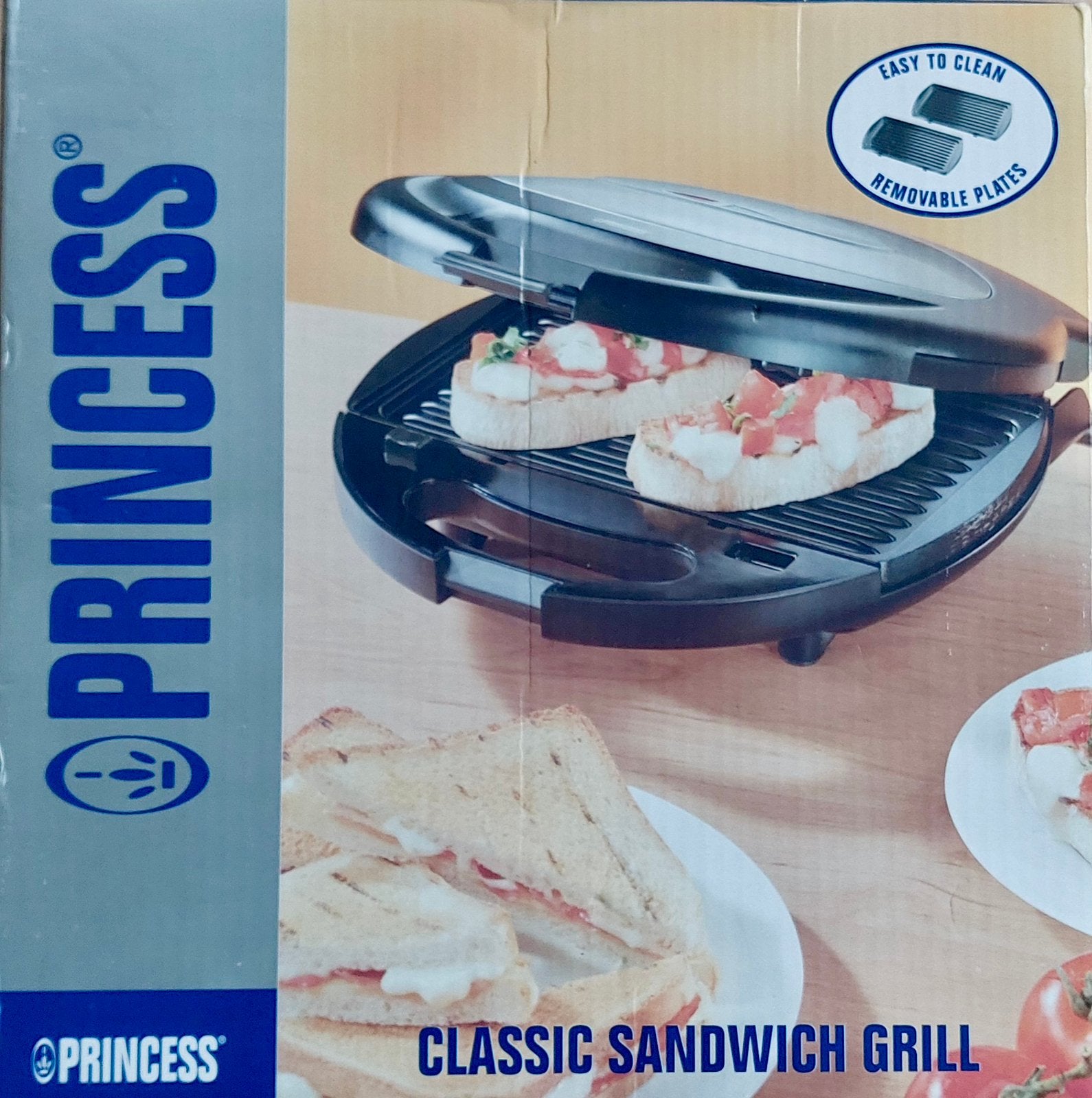 NIEUW! Princess Contactgrill met uitneembare platen, Ophalen of Verzenden, Uitneembare platen, Nieuw