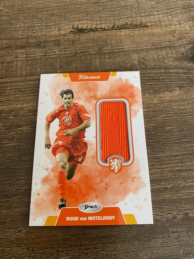 Ruud van Nistelrooy DAKA signed shirt relic voetbal psv, Verzamelen, Ophalen of Verzenden, Nieuw, Overige binnenlandse clubs, Poster, Plaatje of Sticker