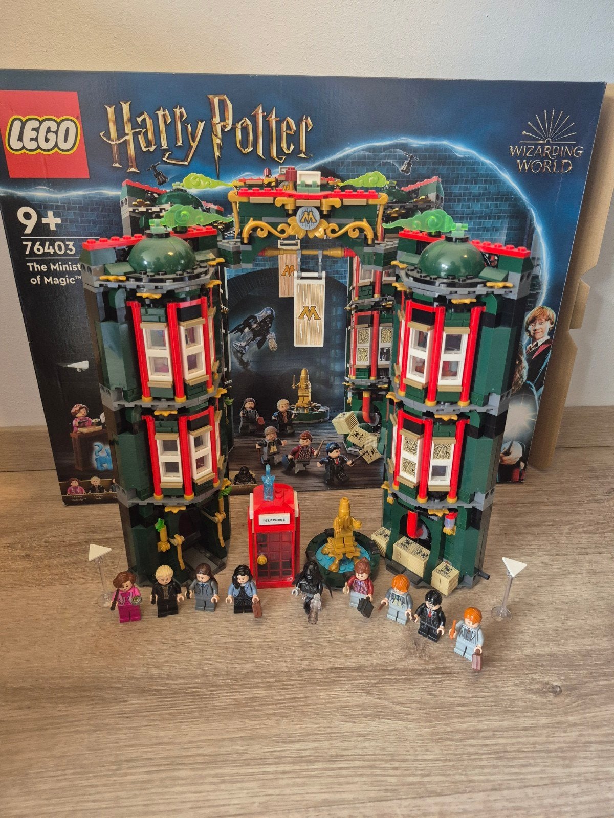 harry potter lego set the ministry of magic, Inclusief instructies, Gebruikt, Lego, Harry Potter
