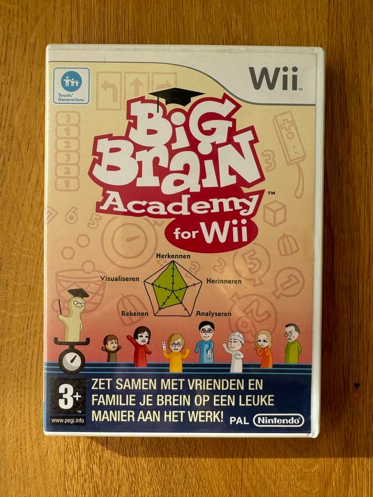 Big Brain Academy for Wii - Train je brein!, Puzzel en Educatief, Eén computer, Ophalen of Verzenden, Zo goed als nieuw