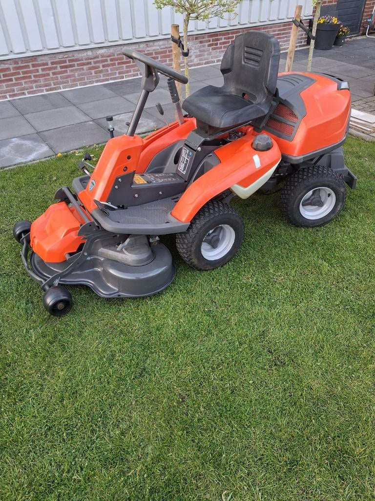 Husqvarna 214TC 16pk 2 cilinder B&S, 94 Combi mulchdek, Gebruikt, Ophalen of Verzenden, Husqvarna, Husqvarna