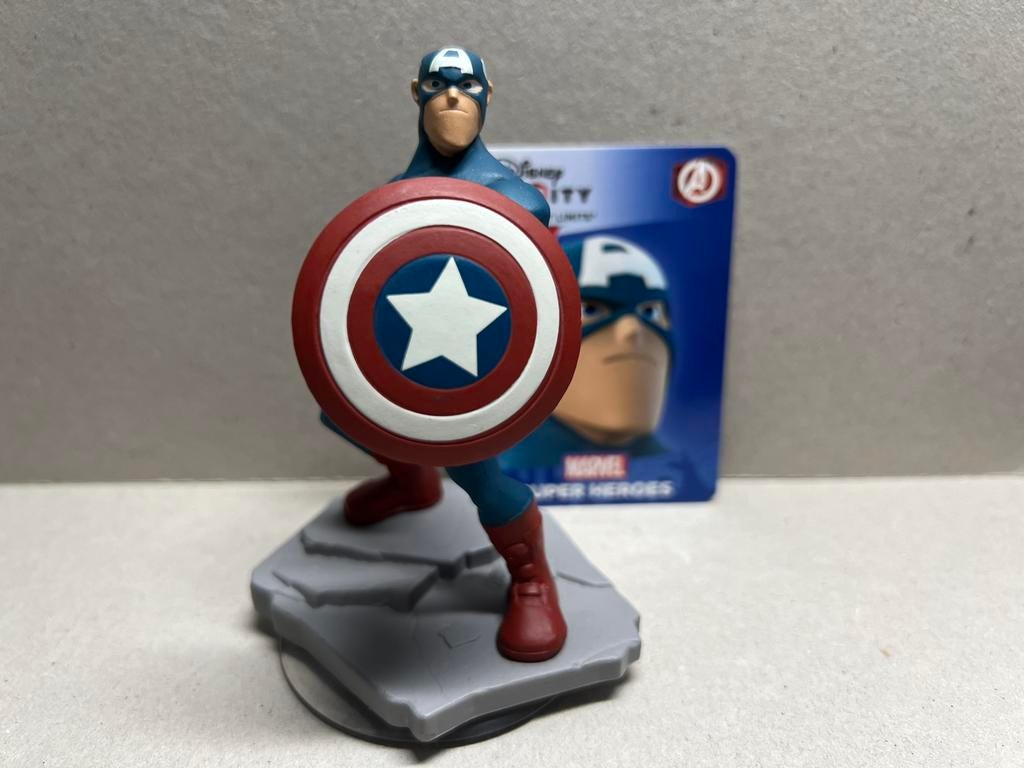 Disney Infinity 2.0 Captain America mét kaart, 1 speler, Ophalen of Verzenden, Zo goed als nieuw, Role Playing Game (Rpg)